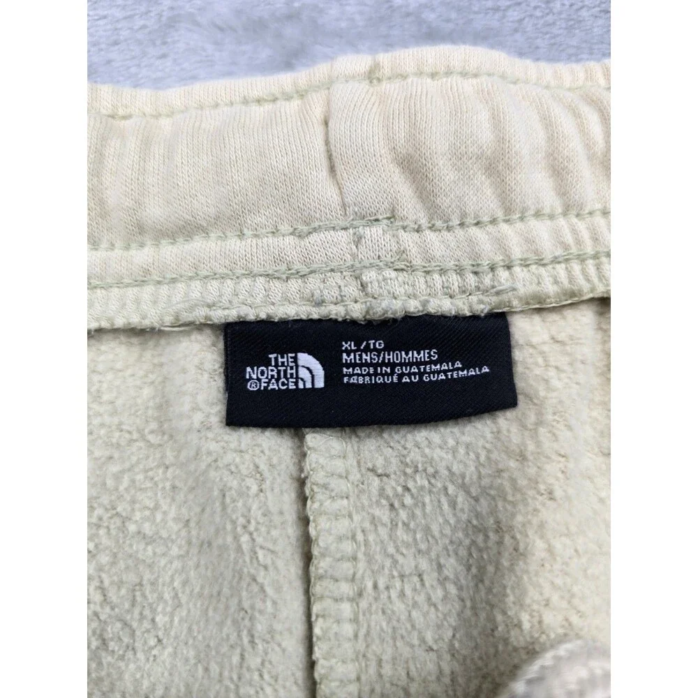 The North Face Men’s Beige Sweat Shorts Size XL Logo Casual Lounge Cotton